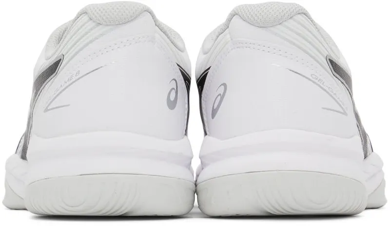 Asics White & Black Gel-Game 8 (1042A152.101)