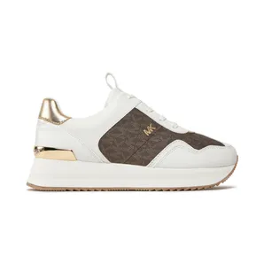 Michael Kors Raina Signature Logo Platform “White” (43R4RNFSAB200BROWN)