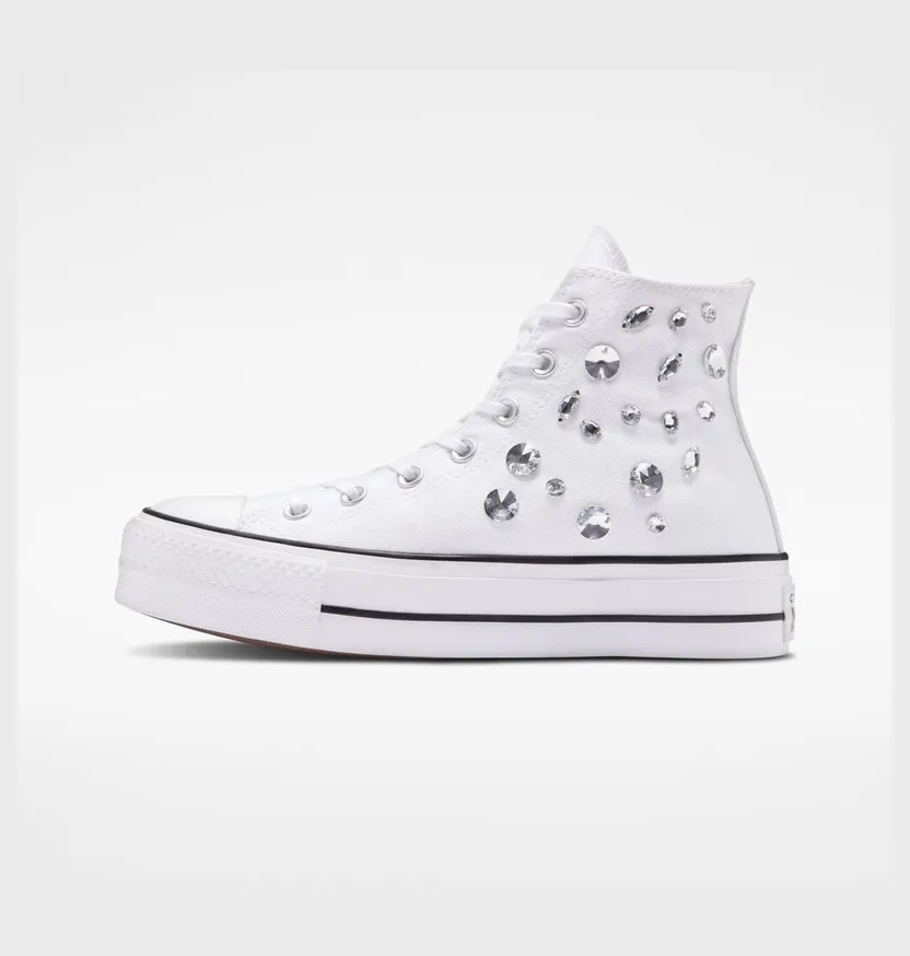 Converse Chuck Taylor All Star Lift Platform Gems White Gems (A04315C)