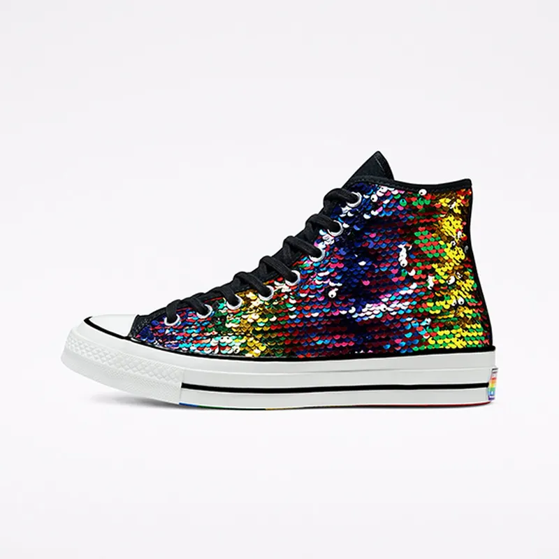 Converse Chuck Taylor All-Star 70s Hi Pride (2020) White/Black-University Red (167755C)