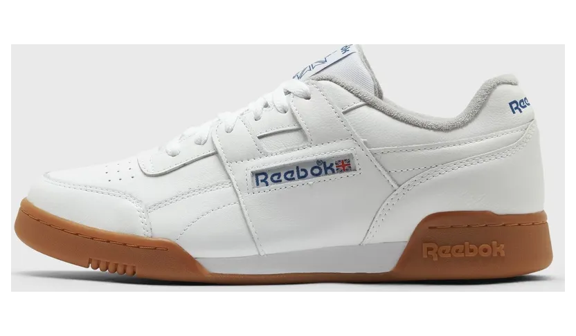 Reebok Workout Plus White Vector Blue Red