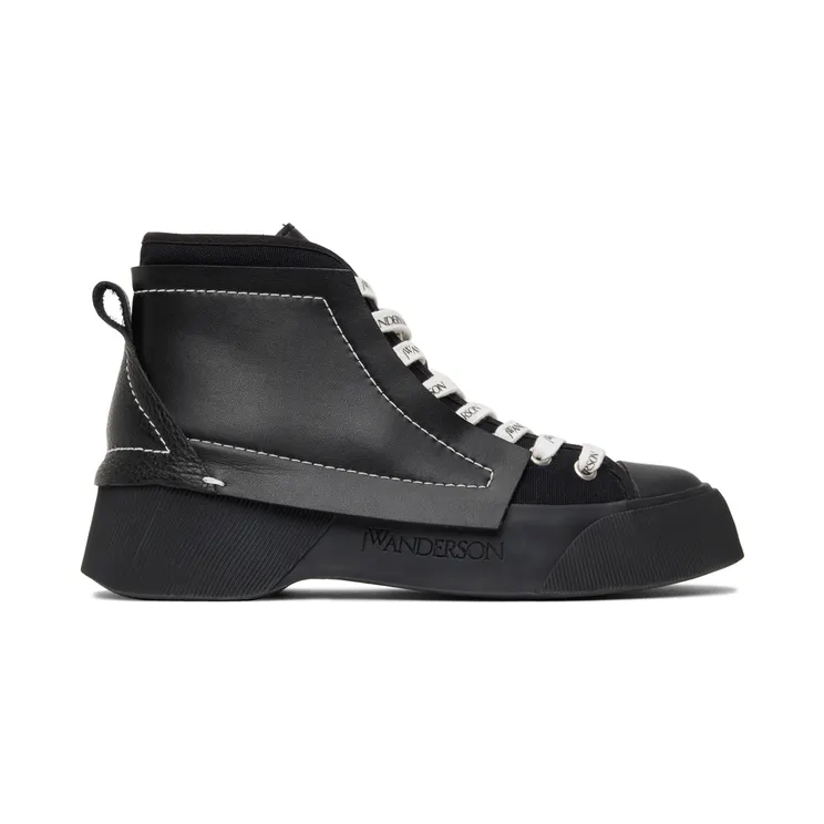 JW Anderson Black Trainer Sneakers (ANW37000A 14052)