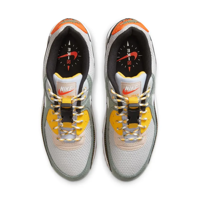 Nike Air Max 90 Buckle Spiral Sage Spiral Sage/Black-University Gold-White (DC2525-300)