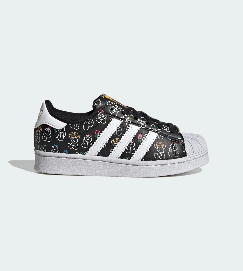 adidas adidas Originals x James Jarvis Superstar Kids Core Black / Cloud White / Crew Yellow (ID7183)