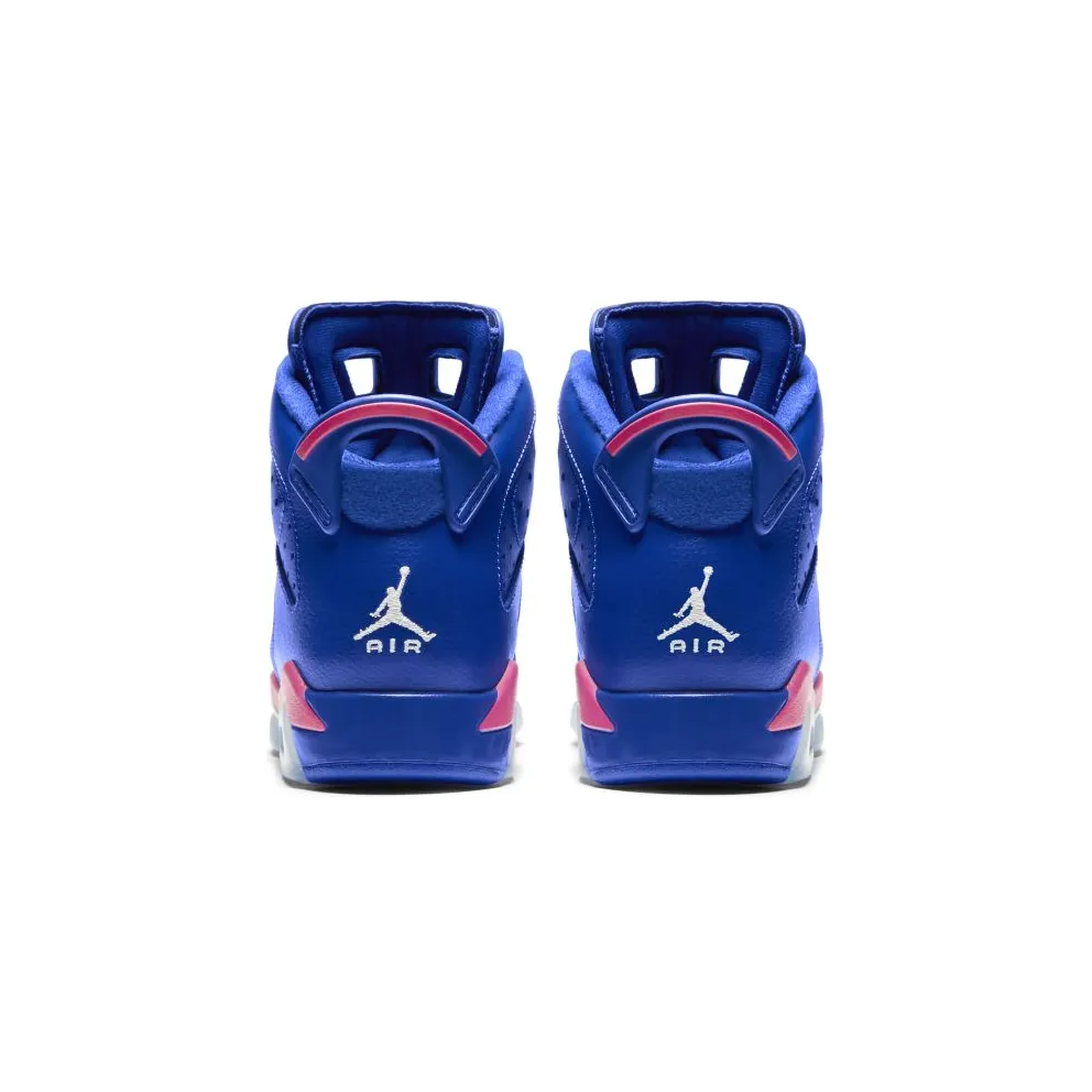 Jordan 6 Retro Game Royal (GS) Gm Royal/White-Vvd Pnk-Light Lcd Grn (543390-439)