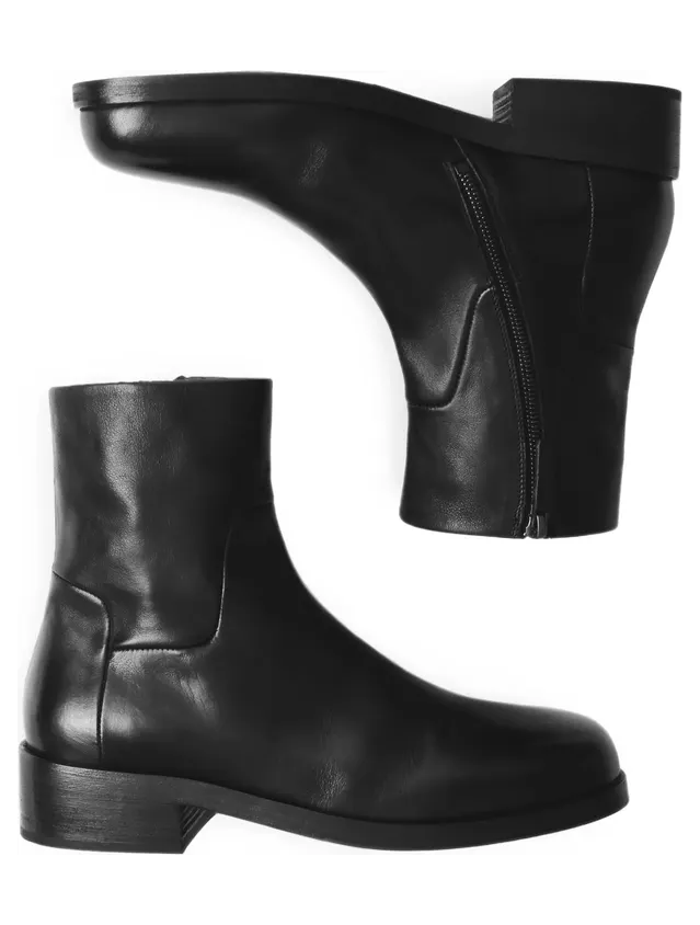 Marsèll Leather Ankle “Black” (MM4945 P014 666) (2)
