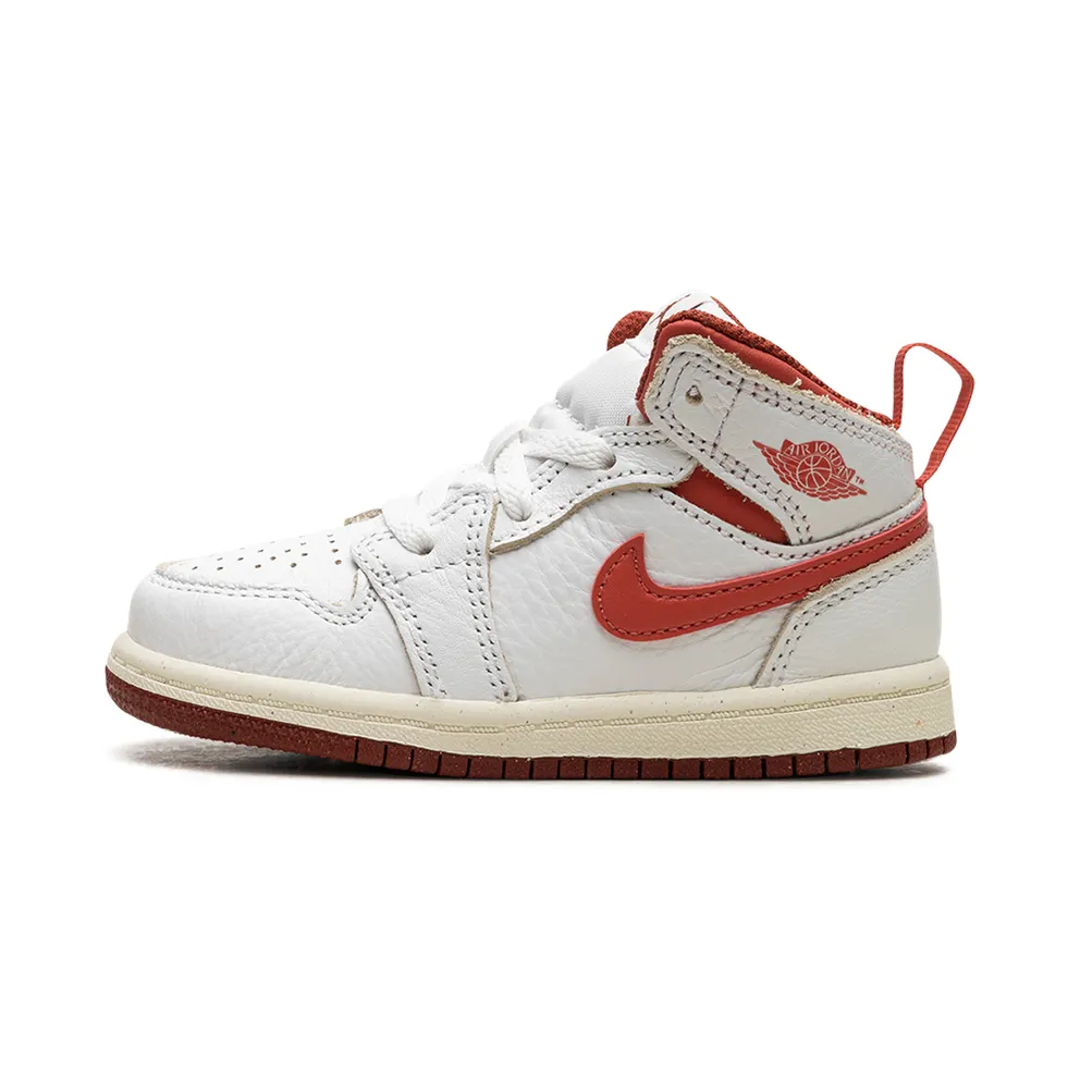 Air Jordan 1 Mid SE TD “White Dune Red” (FJ3466-160)