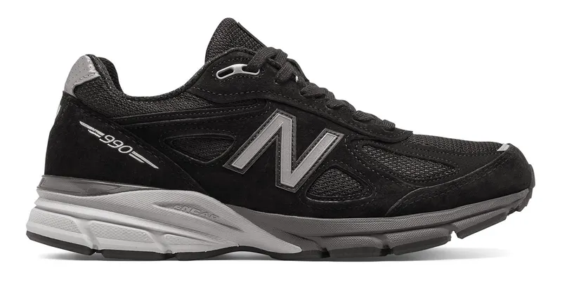 New Balance 990v4 Kith Black Black/Silver (M990BK4)