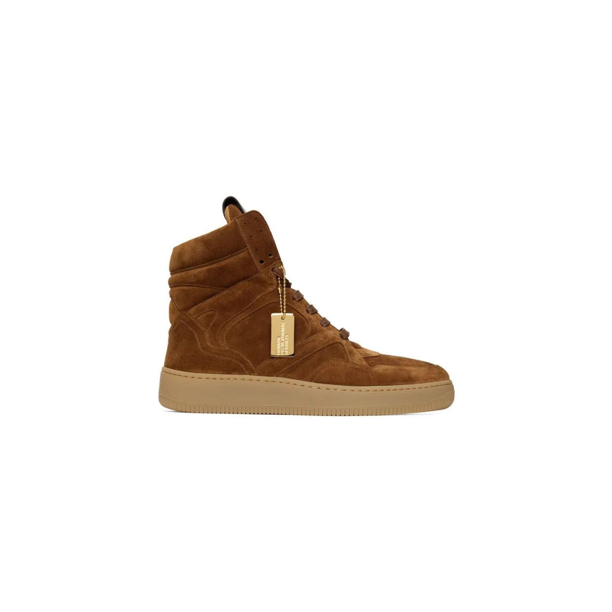 Human Recreational Services Brown Suede Mongoose Sneakers (UI20GF0200X1C7)
