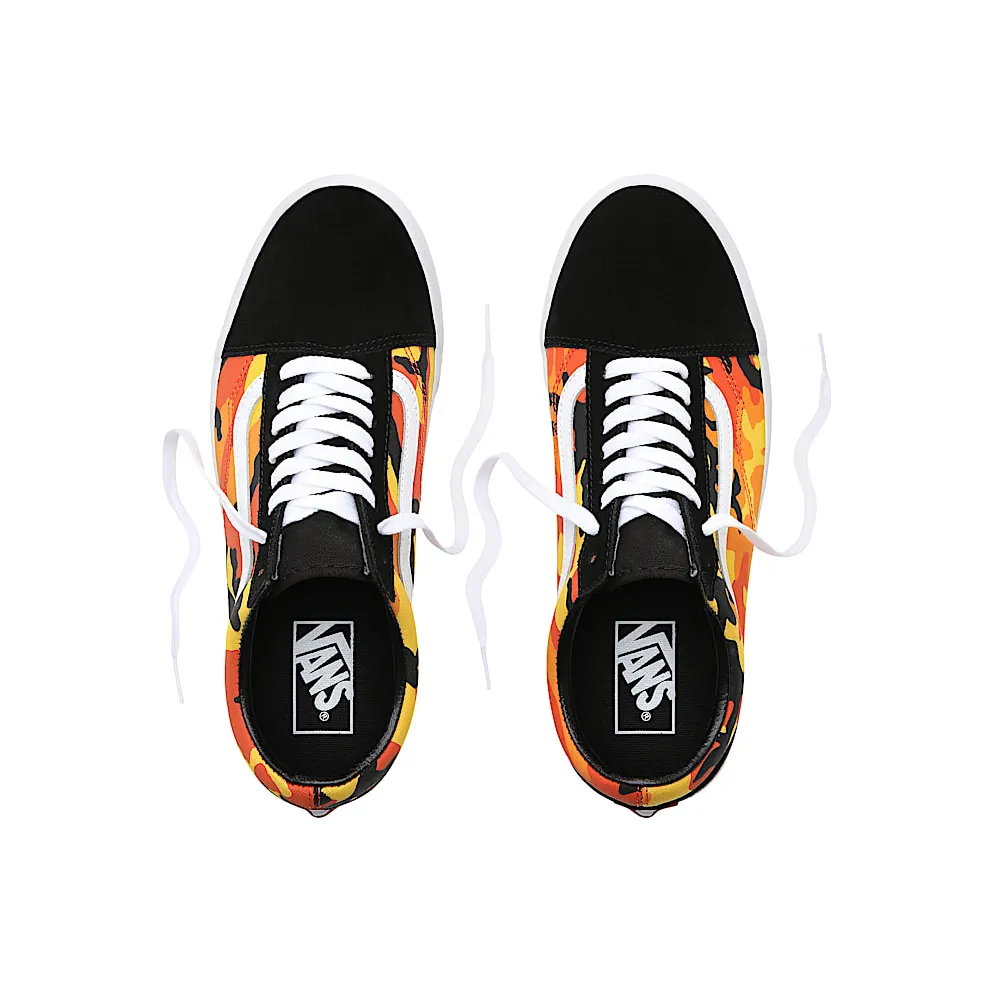Vans Old Skool Pop Camo Orange Black/Spicy Orange-True White (VN0A38G1RK3)