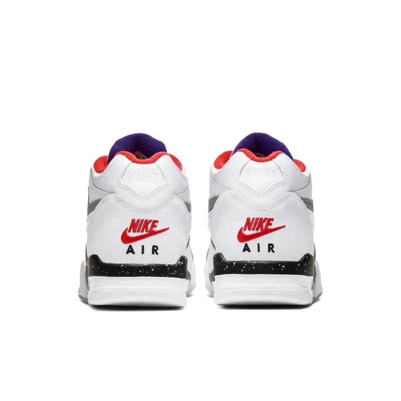 Nike Air Flight 89 Planet of Hoops White/Silver-Orange-Purple-Black (CW2616-101)