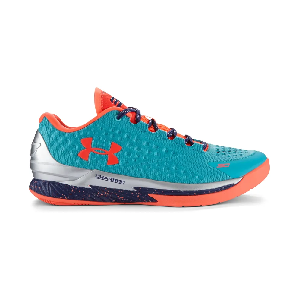 Under Armour UA Curry 1 Low SC30 Select Hyper Green/Purple-Blitz Orange (1276195-389)