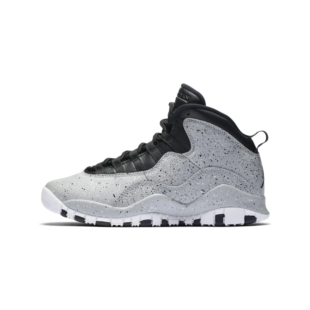 Jordan 10 Retro Light Smoke Grey (GS) Light Smoke Grey/Black-University Red-White (310806-062)