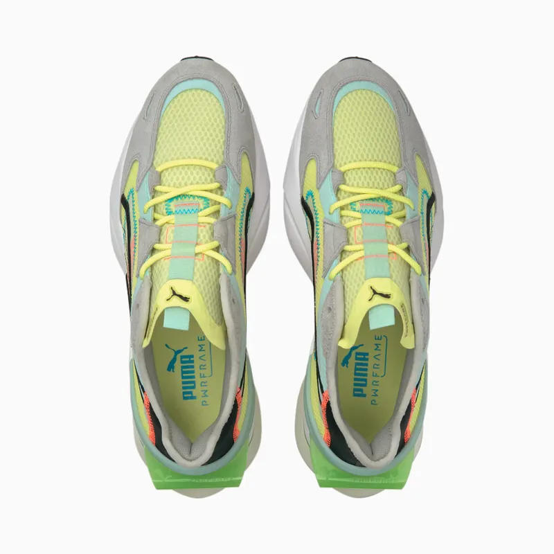 Puma PWRFRAME OP-1 Abstract Grey/Yellow/White (382649-01)