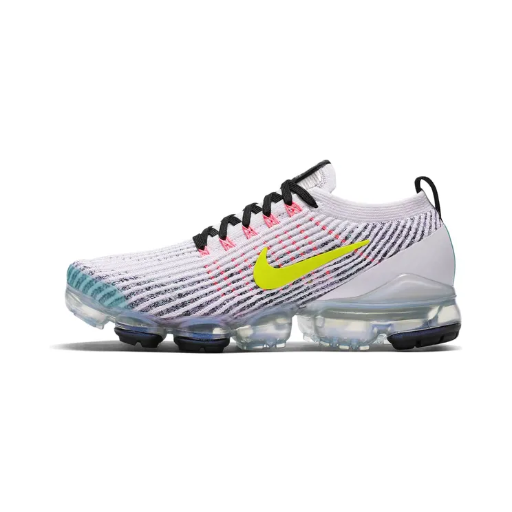Nike Air Vapormax 3 “White / Hyper Turquoise / Pink Blast / Dynamic Yellow” (AJ6900-103)