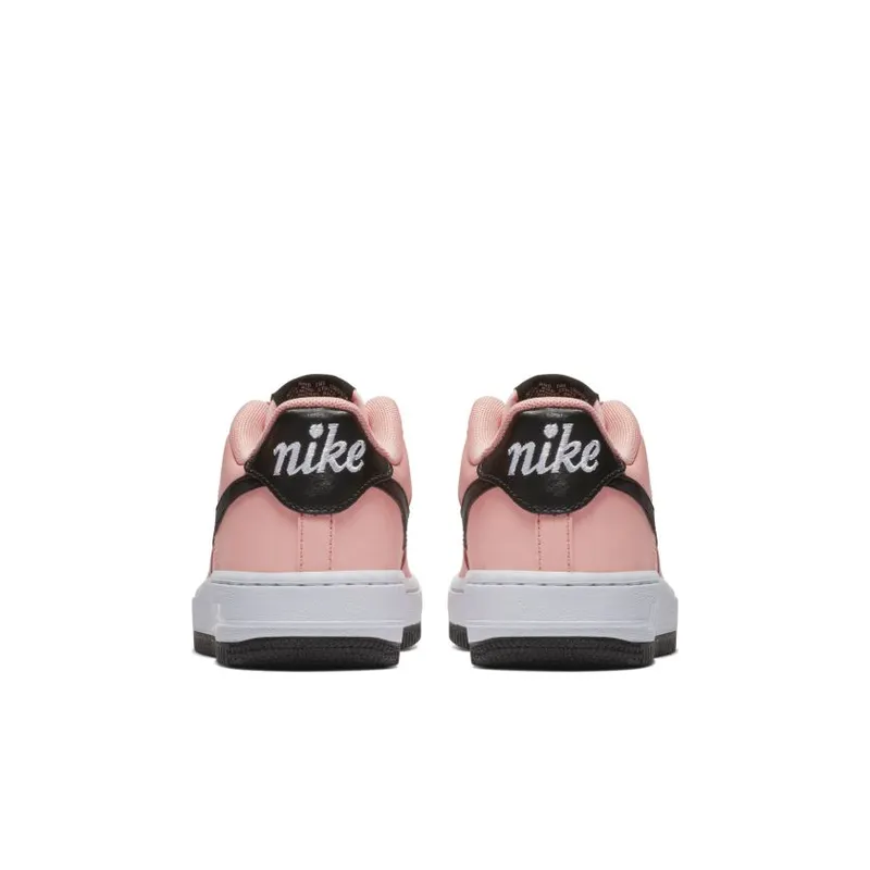 Nike  Air Force 1 Low Valentines Day 2019 Bleached Coral (GS) Bleached Coral/Black-White (BQ6980-600)