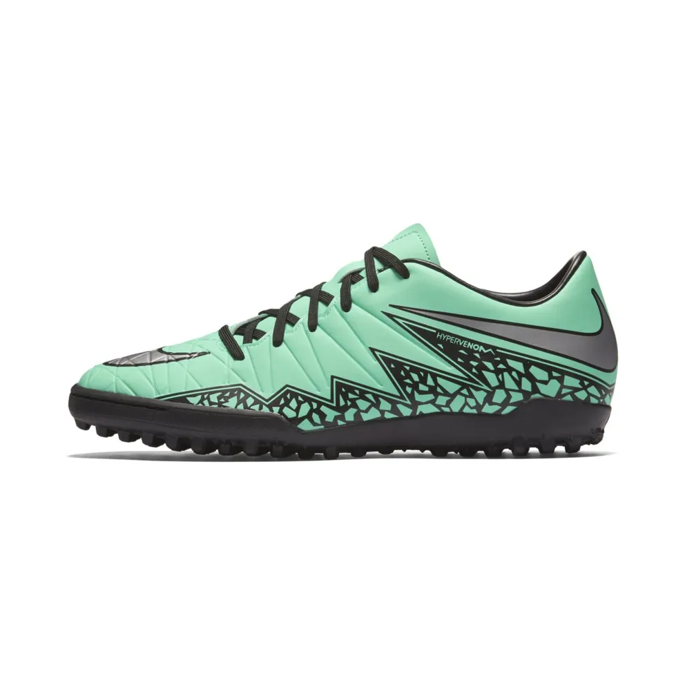 Nike Hypervenom Phelon II TF Green Glow Green Glow/Metallic Silver-Hyper Orange (749899-308)