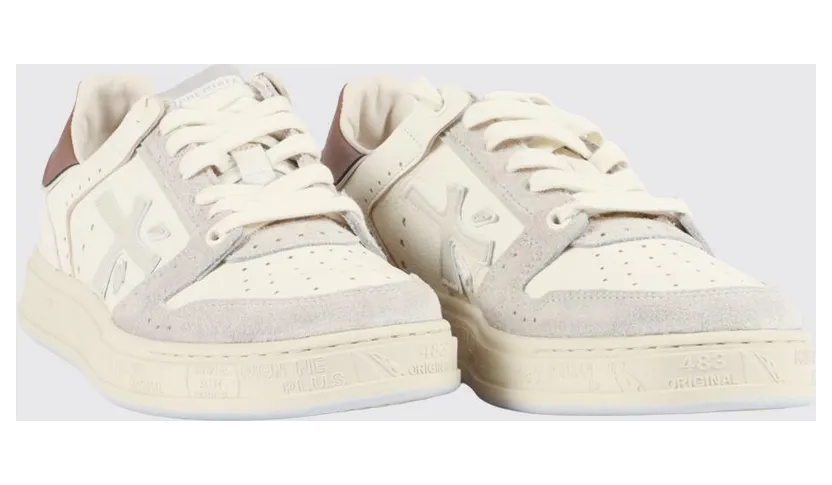 Premiata Quinn Leather Sneakers White 2 (QUINN8207)