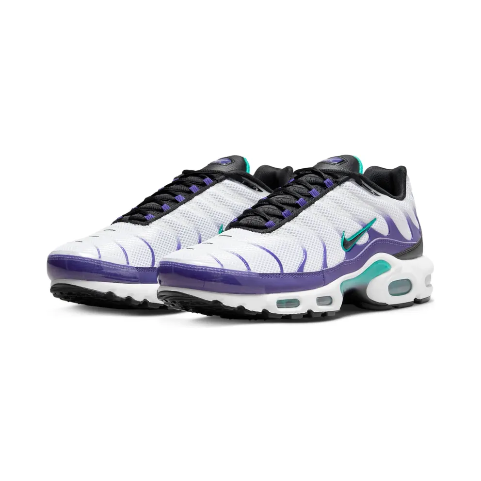 Nike TN Air Max Plus Grape – “White / Black / Grape Ice / New Emerald” (DM0032-100)