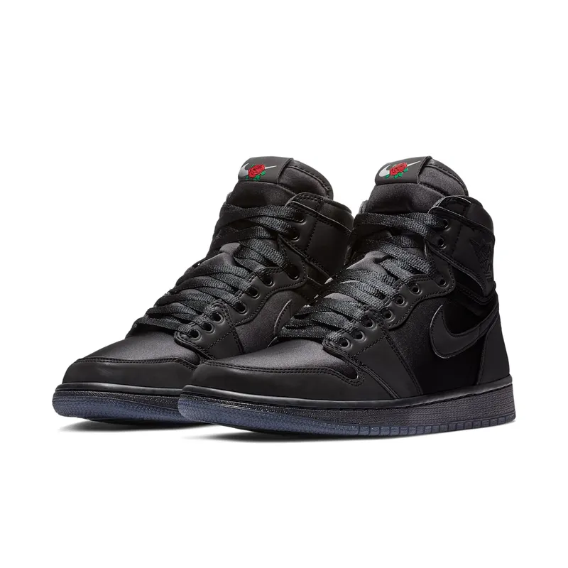 Jordan 1 Retro High Rox Brown (W) Black/Black-Metallic Gold (BV1576-001)