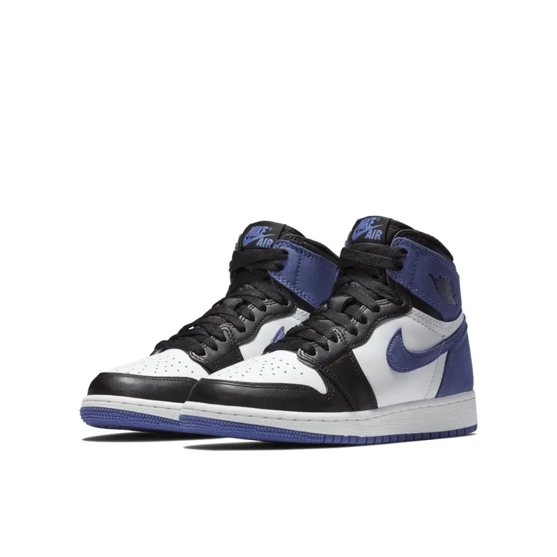 Jordan 1 Retro High Blue Moon (GS) Summit White/Blue Moon-Black (575441-115)