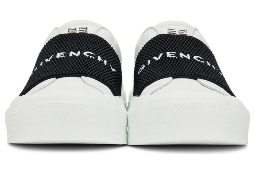 Givenchy White & Black City Court Slip-On Sneaker (BE0029E1BC116) (2)