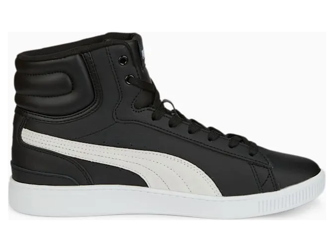 Puma Vikky v3 halfhoge leren Goud/Zwart/Wit (387610-02)