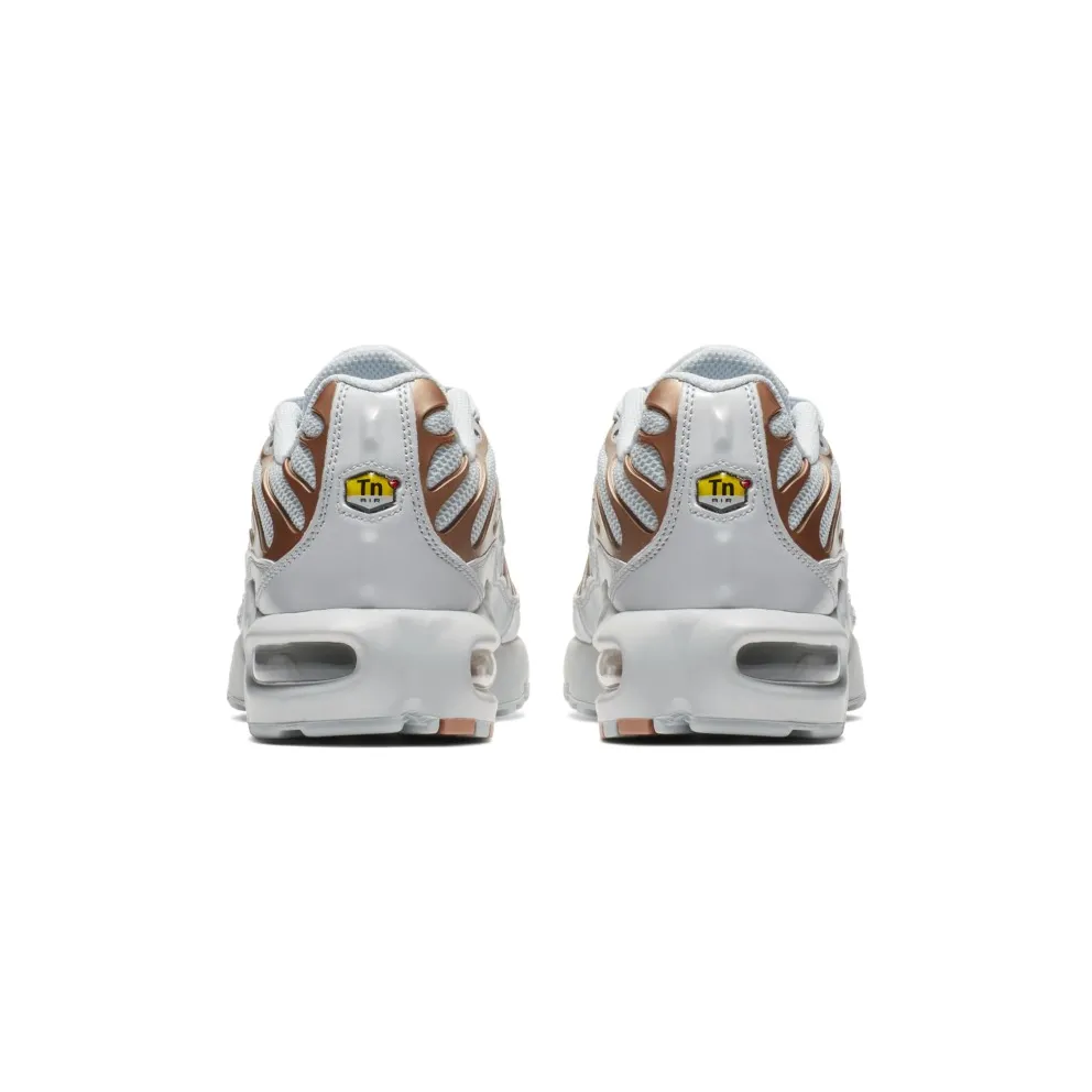 Nike Air Max Plus Pure Platinum Metallic Gold (GS) (718071-001)