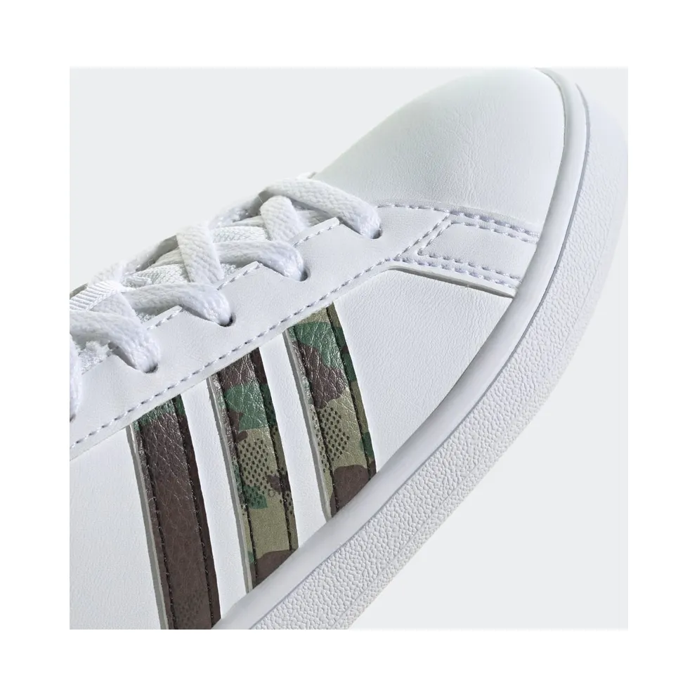 Adidas Grand Court Camouflage Cloud White / Core Black / Carbon (GZ1084)