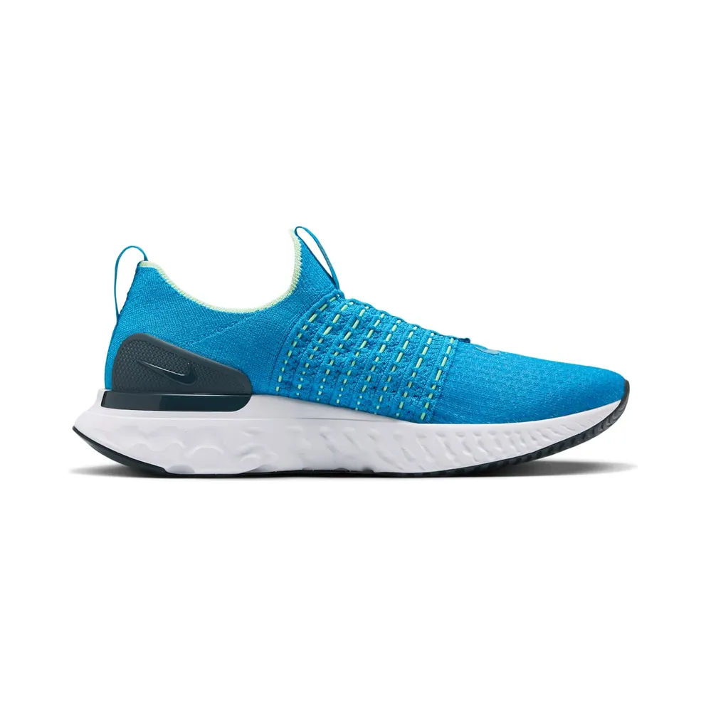Nike React Phantom Run Flyknit 2 Blue Orbit Vapor Green Deep Ocean (CJ0277-402)