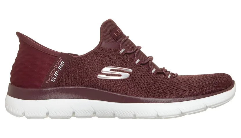 Skechers Slip-ins: Summits – Diamond Dream Sneaker Bordeauxrood