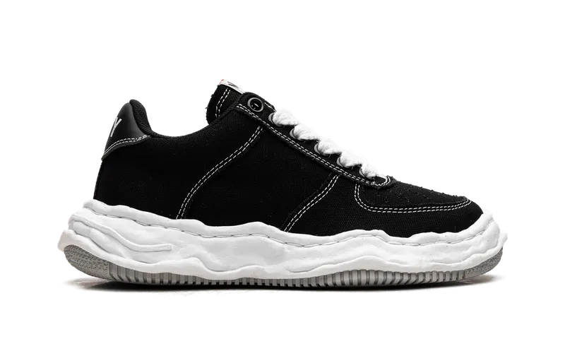 Maison Mihara Yasuhiro Wayne OG Sole Canvas Low “BLACK” (A10FW720-BLK)