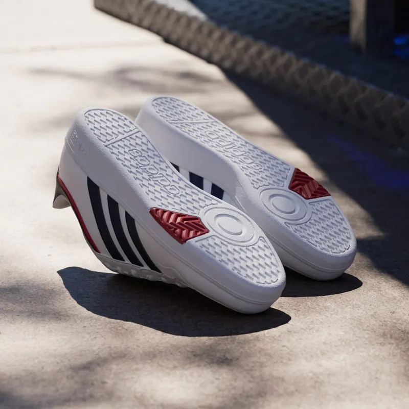 Adidas Hoops 4.0 Cloud White / Dark Blue / Team Power Red 2 (JQ9986)