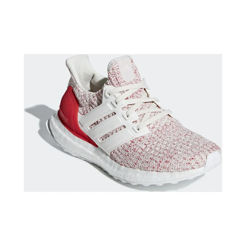 adidas Ultra Boost 4.0 Chalk White Active Red (Youth) (F34034)