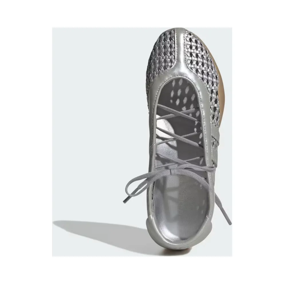 adidas Taekwondo Mei “Silver Metallic / Silver Metallic / Gum” (HQ9627)
