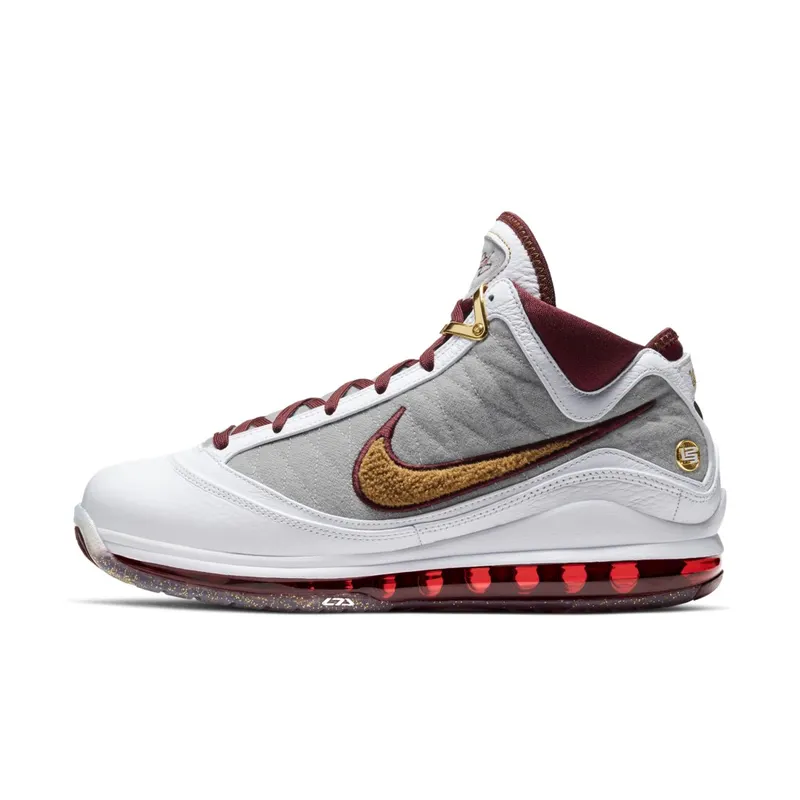 Nike LeBron 7 MVP (2020) White/Bronze-Team Red-Wolf Grey (CZ8915-100)