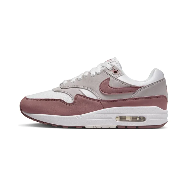 Nike Air Max 1 Red Stardust (W) “Summit White / Light Iron Ore / Smokey Mauve” (DZ2628-104)
