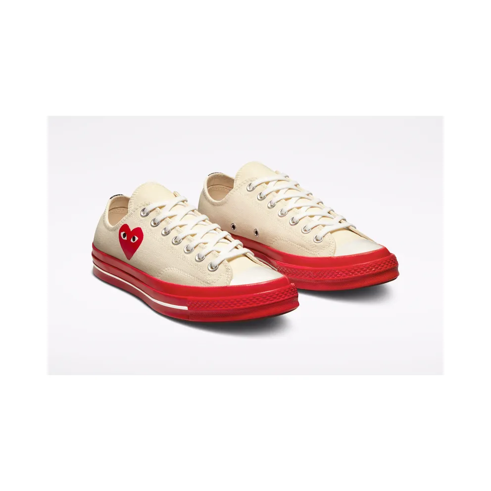 Converse Converse x Comme des Garçons PLAY Chuck 70 Pristine/Red/egret