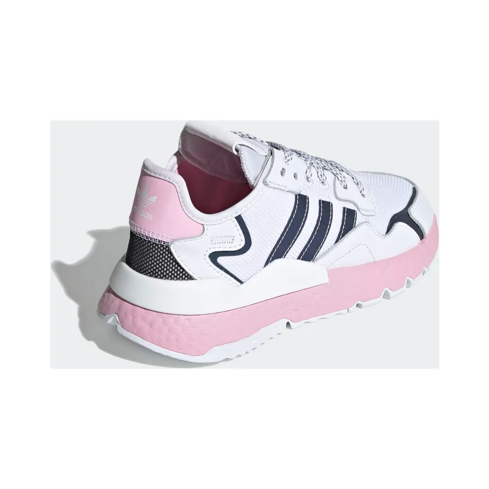 adidas Nite Jogger Cloud White True Pink (W) Cloud White/True Pink/Core Black (EG7942)