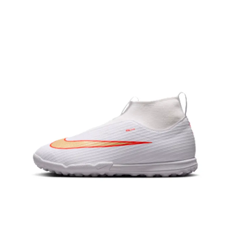 Nike Jr. Mercurial Superfly 11 Academy ‘ Multi-Ground High-Top “White/Bright Crimson/Blur” (IO1497-100)