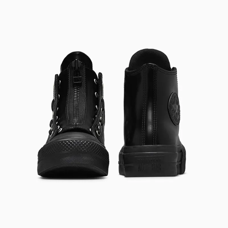 Converse Chuck Taylor All Star Lift Platform Leather Black/Total Eclipse/Black (A12476C)