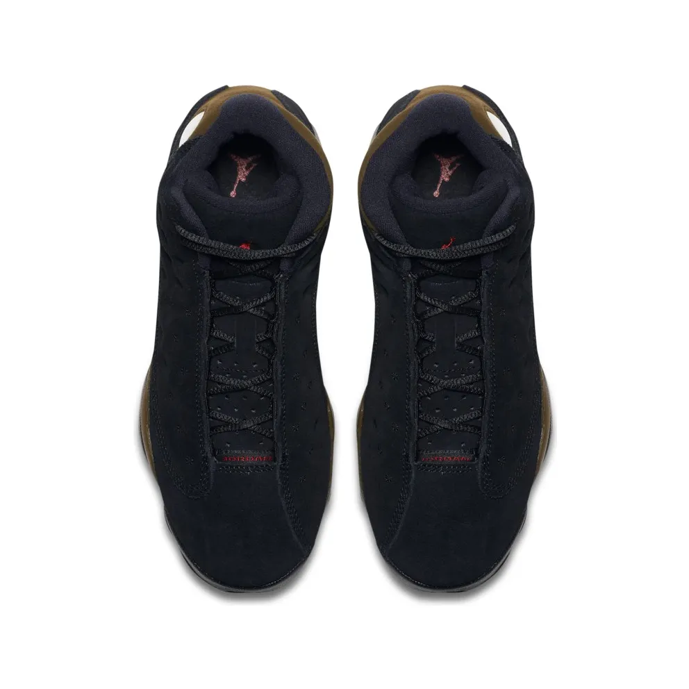 Jordan 13 Retro Olive (GS) Black/True Red-Light Olive (884129-006)