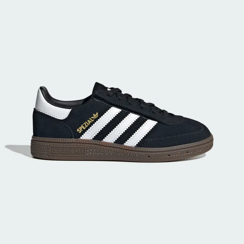 Adidas Handball Spezial Comfort Closure Elastic Lace Kids Core Black / Cloud White / Gum (JQ6382)