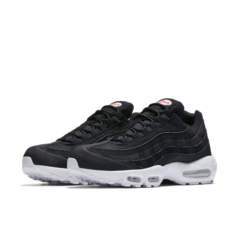 Nike Air Max 95 Black White Team Orange Black/White-Team Orange-Black (924478-001)