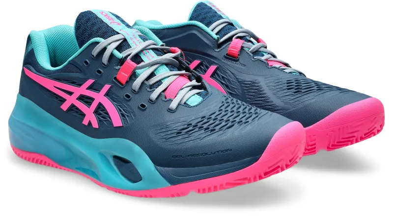 ASICS GEL-RESOLUTION X PADEL “Mako Blue / Hot Pink” (1041A492-400)