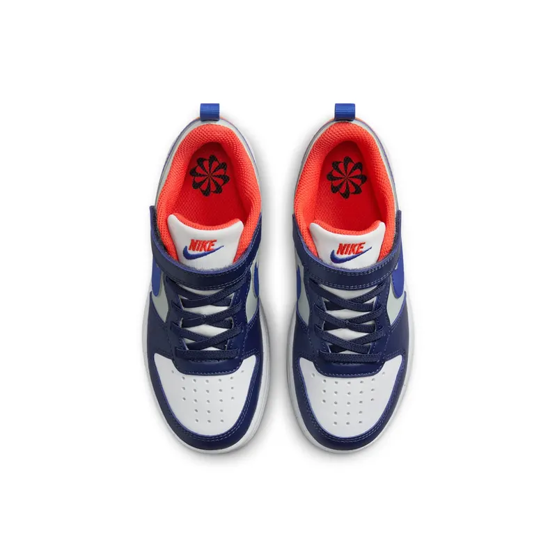 Nike Court Borough Low Recraft Midnight Navy Team Orange Light Silver Hyper Royal (DV5457-401)