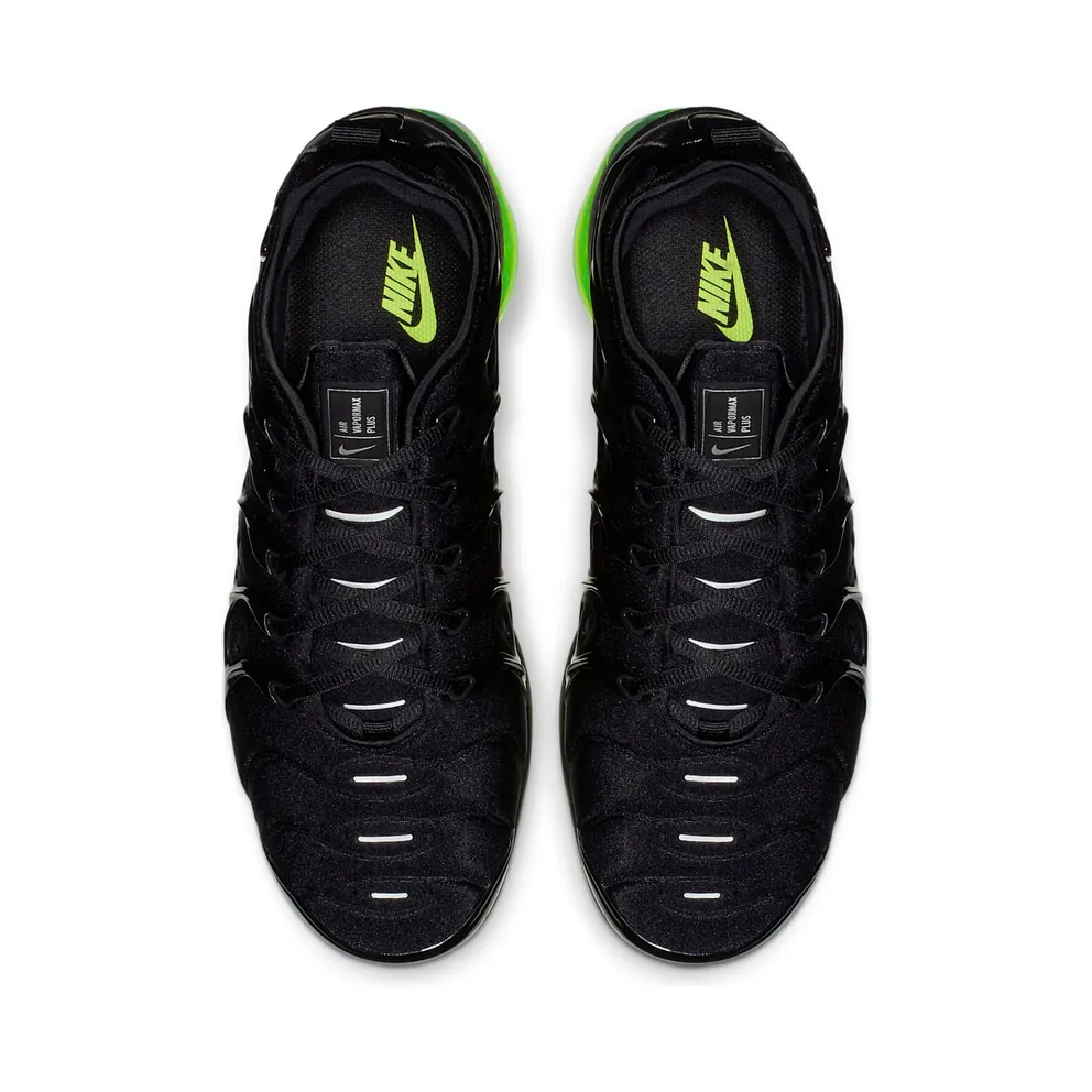 Nike Air VaporMax Plus Black Volt Sole Black/Reflect Silver-Volt (924453-015)