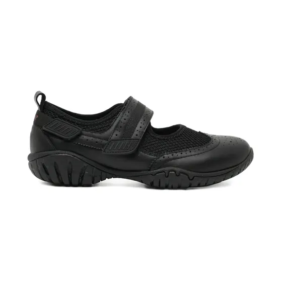 Cotemp Ballerinas mit perforierten Riemen “Black” (S14SNDU30N)
