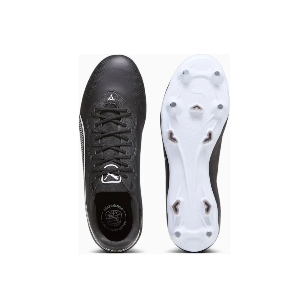Puma King Pro MxSG Black White (107475-01)