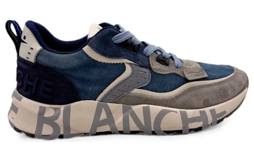 Voile Blanche Clubo1 with logoprint – Blue (CLUBO1SUEDE)